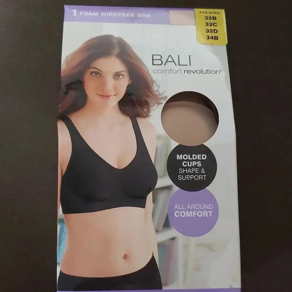 Bali Comfort Revolution Wireless Flex Fit Support Shaping Seamless - Picture 1 of 10
